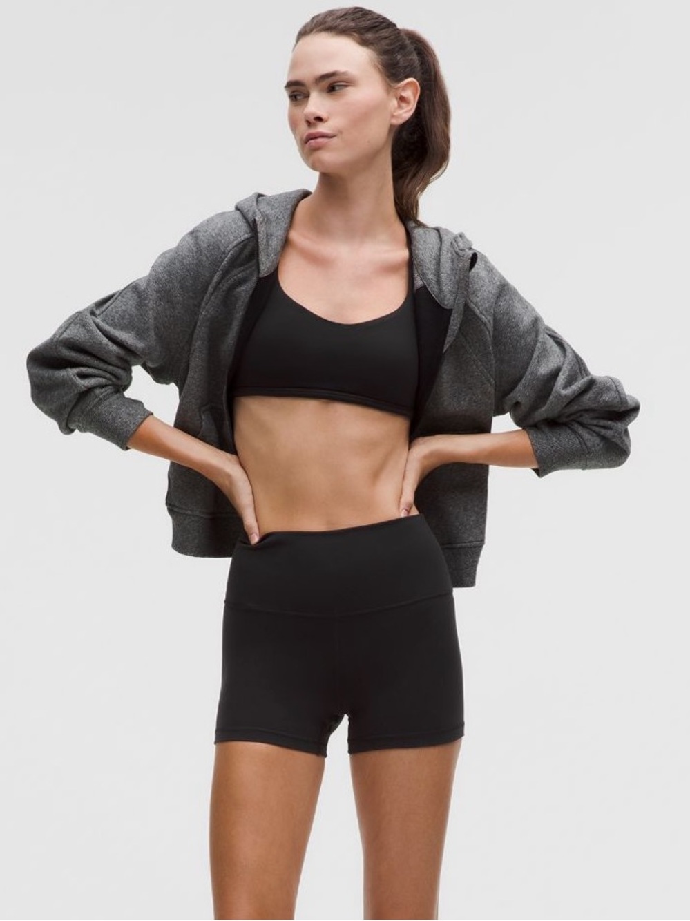 Lululemon Align No Line 4” Inseam Shorts in Black